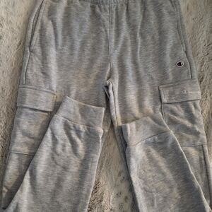 Champion Kids Light Gray Cargo Joggers